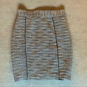 H&M Striped Pencil Skirt